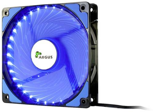 Inter-Tech L12025 PC-Gehäuse-Lüfter Blau (B x H x T) 120 x 120 x 25 mm