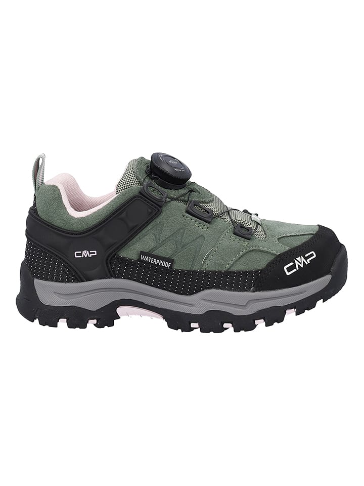cmp Leder-Trekkingschuhe "Kiruna" in Grün - 35