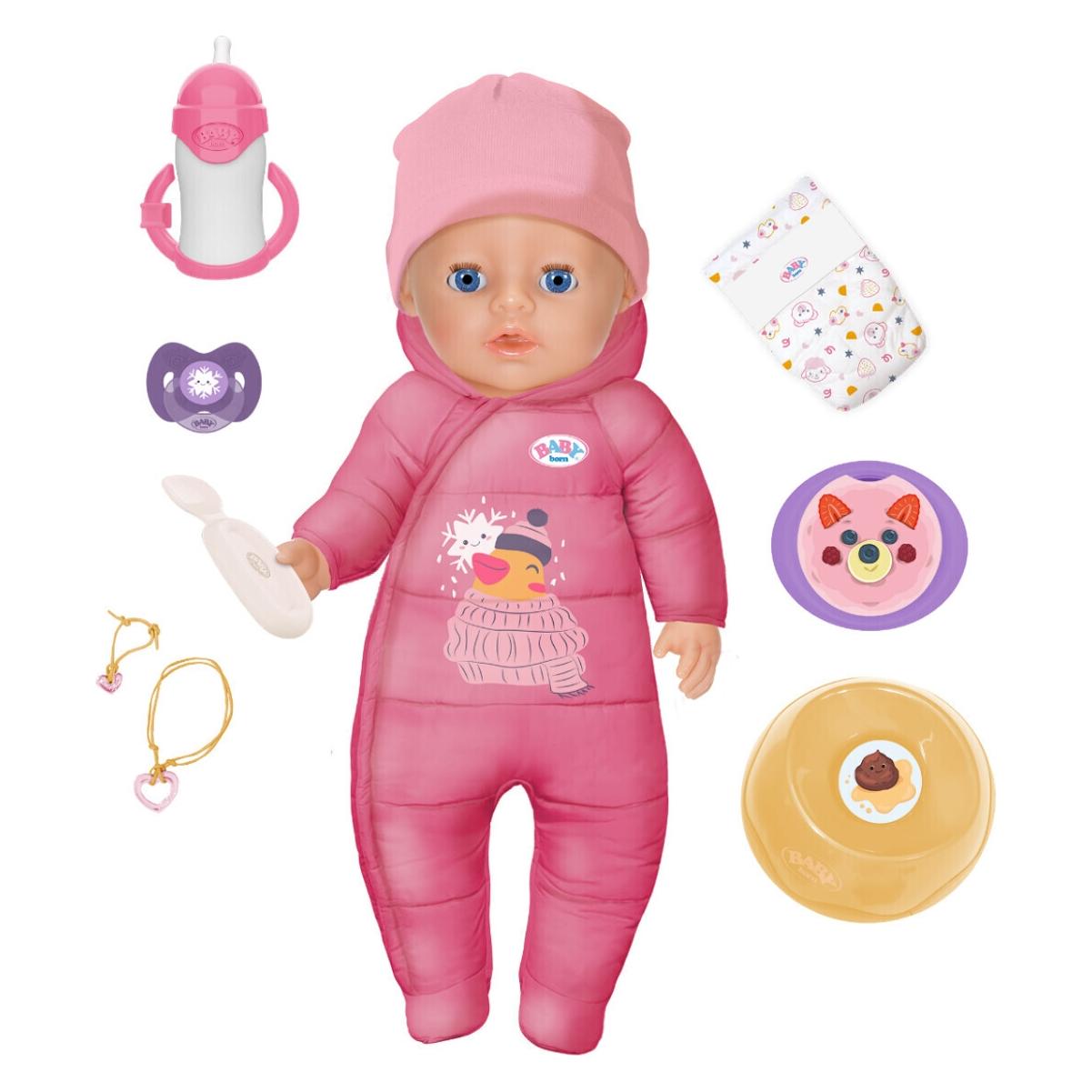 Zapf Creation Emma Click & Play-Puppe, 43 cm, Winteroutfit (74043312)
