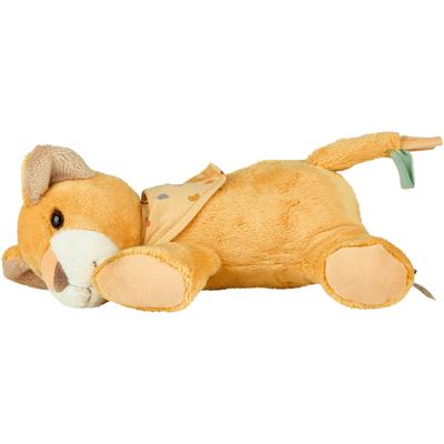 Kuscheltier STERNTALER "Schlaf-Gut Figur Löwe Leo", gelb (mattgelb), Plüschfiguren, KinderB:21cm L:24cm T:8cm, Baumwolle, Polyester, Kuscheltier, Mit Soundmodul, B:21cm L:24cm T:8cm