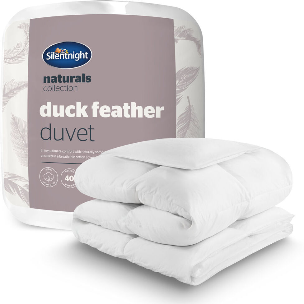 Silentnight Duck Feather 10.5 Tog Duvet White Super King