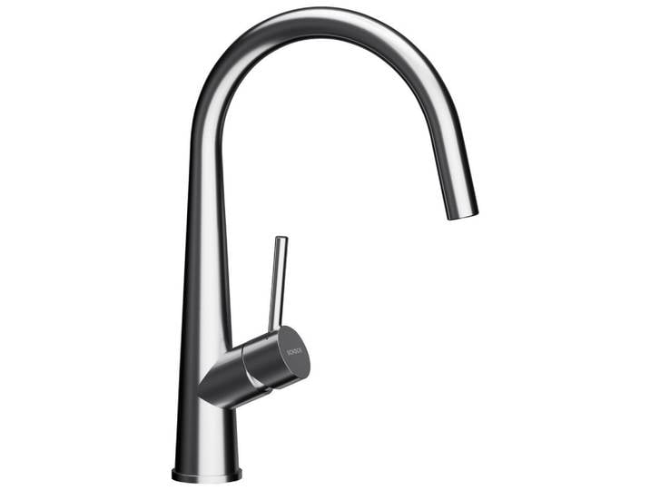 Schock Küchenarmatur Conos, Edelstahl, Metall, 5.6x38x22.2 cm, flexible Anschlussschläuche, schwenkbarer Auslauf 360°, Küchen, Küchenausstattung, Küchenarmaturen
