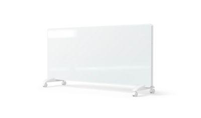 Konvektor GLASKON 2000, 2000 W, Glasfront, LCD Touch-Funktion, 24-h/Wochen-Timer, erkennt offene Fenster, IP24, mobil/Wandmontage, weiss