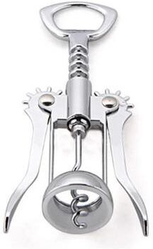 Drop Dash Deals Winged Corkscrew Wine And Beer Bottle Opener Stainless Steel Design Winged Corkscrew Wine And Beer Bottle Opener Stainless Steel Design