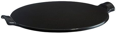 Emile Henry Charcoal 37cm Smooth Pizza Stone