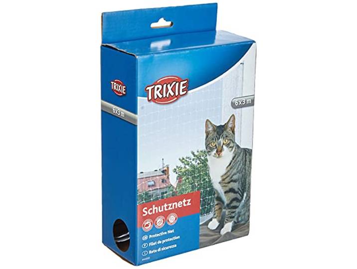 Trixie 44333 Schutznetz, 6 × 3 m, transparent