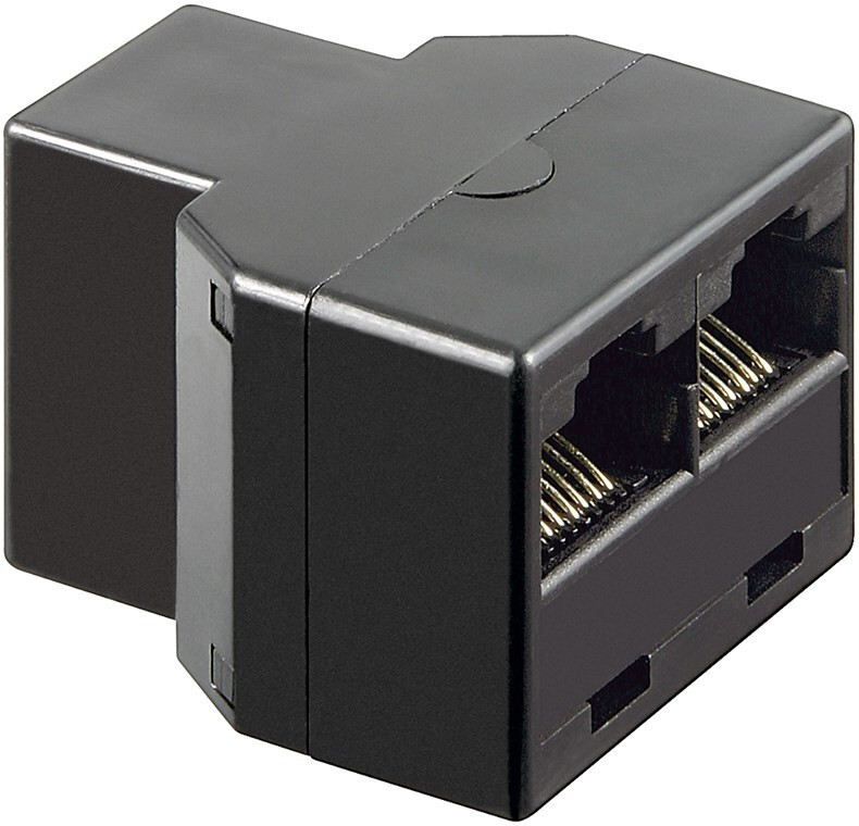 Goobay ISDN Adapter RJ45 naar RJ45 zwart