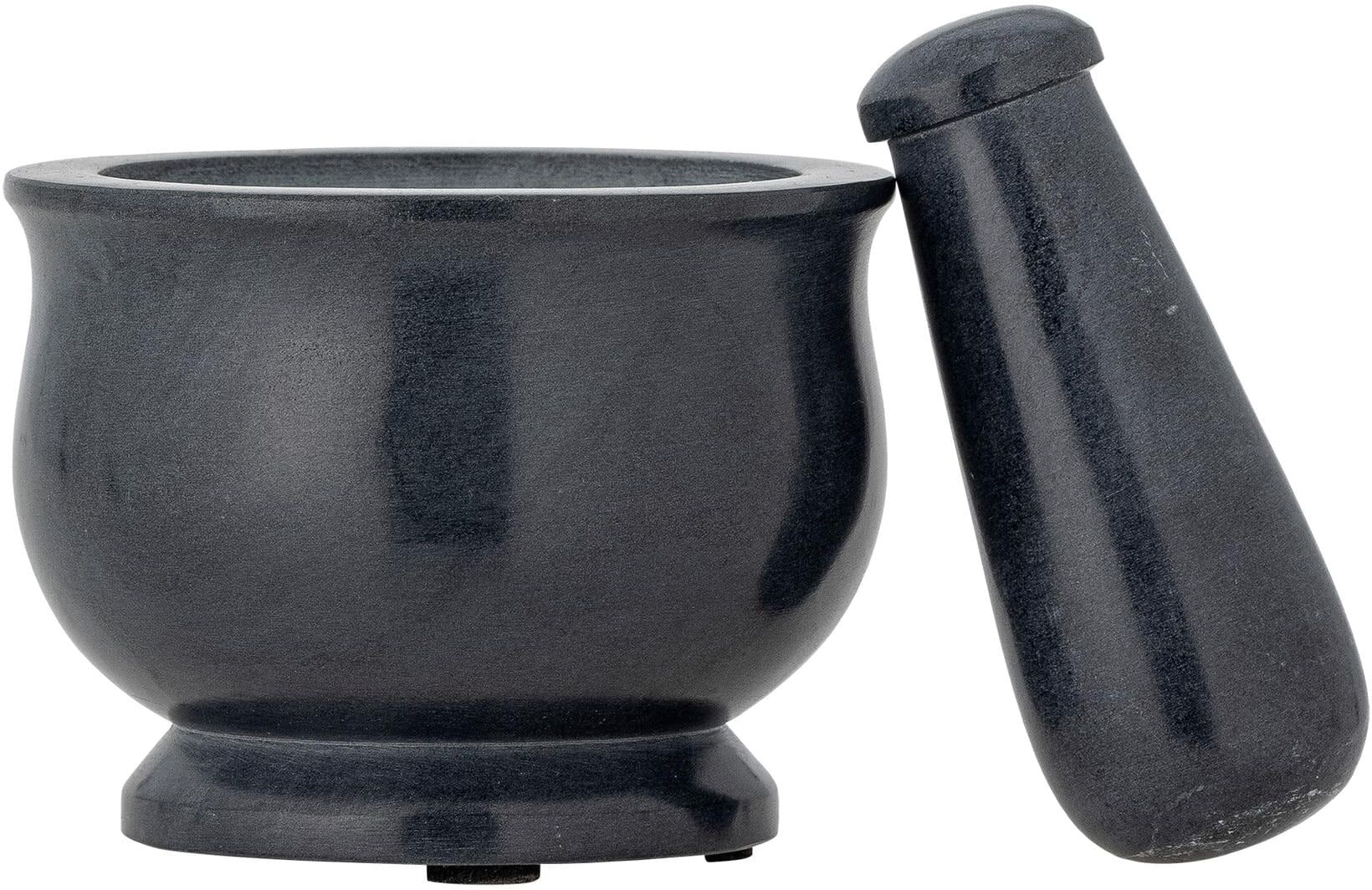 Mörser BLOOMINGVILLE "mit Stössel Aprilla 10 cm, Speckstein", grau, Ø:10cm, Mörser, Mörser grau Ø 10cm