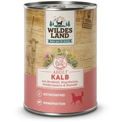 Wildes Land 6 x 400g Kalb mit Brokkoli