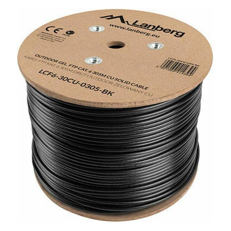 Lanberg LCF6-30CU-0305-BK Netzwerkkabel (F/UTP, FTP, CAT6, 305 m) (LCF6-30CU-0305-BK)