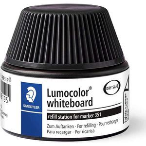 Staedtler Nachfülltusche Lumocolor 48851-9 schwarz, für Boardmarker, mit Kapillarsystem, 30ml