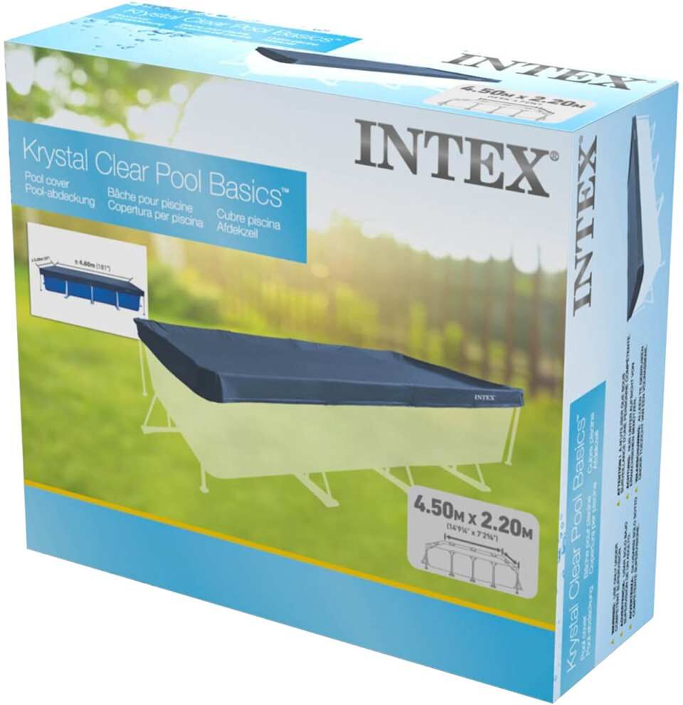 INTEX Couverture rectangulaire pour piscine 450x220 cm 28039