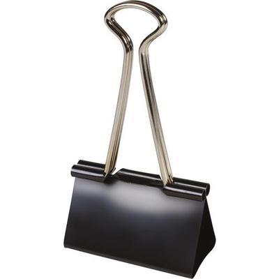 Viking Foldback-Klammern Stahl Schwarz 50 mm 12 Stück