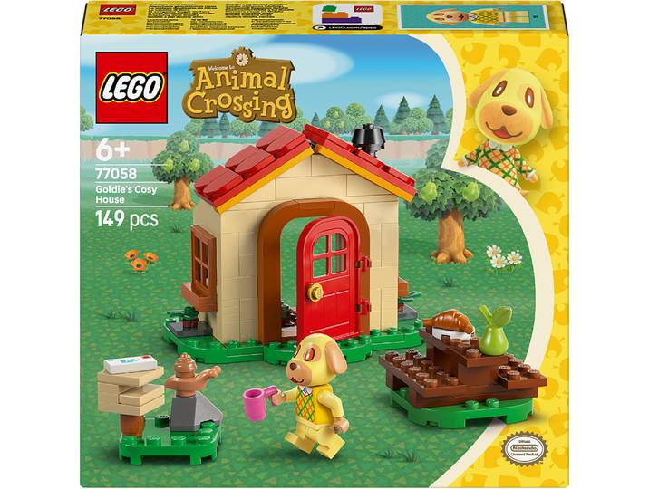 LEGO® Animal Crossing™ - La Maison Douillette de Mirza, Set de Construction - 77058