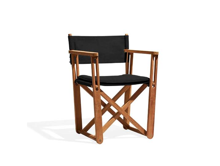 Skargaarden Kryss Lounge Sessel Agora Nautic black, teak
