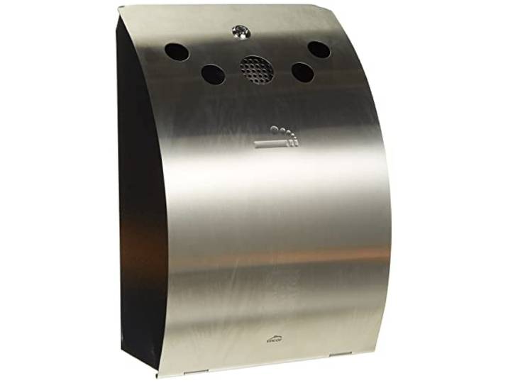 Lacor 63341 – Wand-Aschenbecher, Edelstahl 18/10 Profi-Küche Qualität Aus lebensmittelechtem Edelstahl gefertigt; hohe Korrosionsbeständigkeit und Haltbarkeit im täglichen Gebrauch