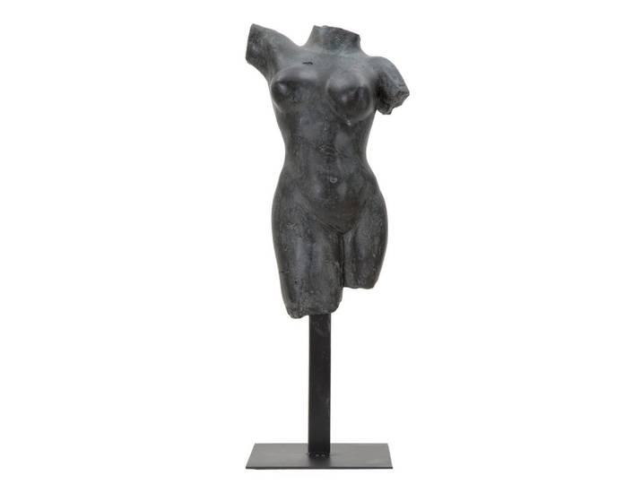 Skultpur Torso Schwarz B: 19 cm