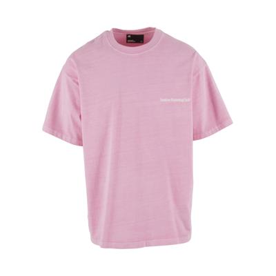 T-Shirt ANOTHER COTTON LAB "Another Cotton Lab SRC Signature T-Shirt", Herren, Gr. M, pink, 100% Baumwolle, bedruckt, normal, Rundhals, Shirts T-Shirt