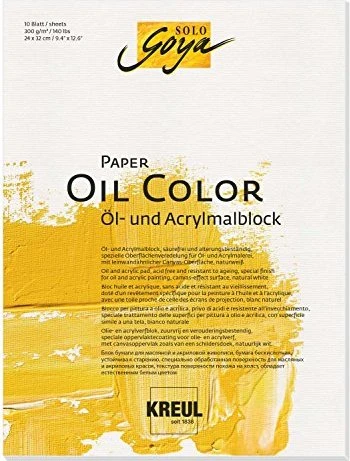 KREUL für Acryl- und Ölmalerei, 24 x 32 cm, 300 g, 10 Blatt