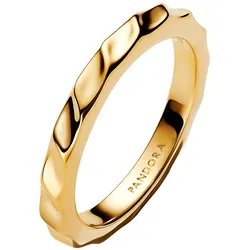 Pandora 163885C00 Damen-Bandring Wellig Goldfarben, 50/15,9