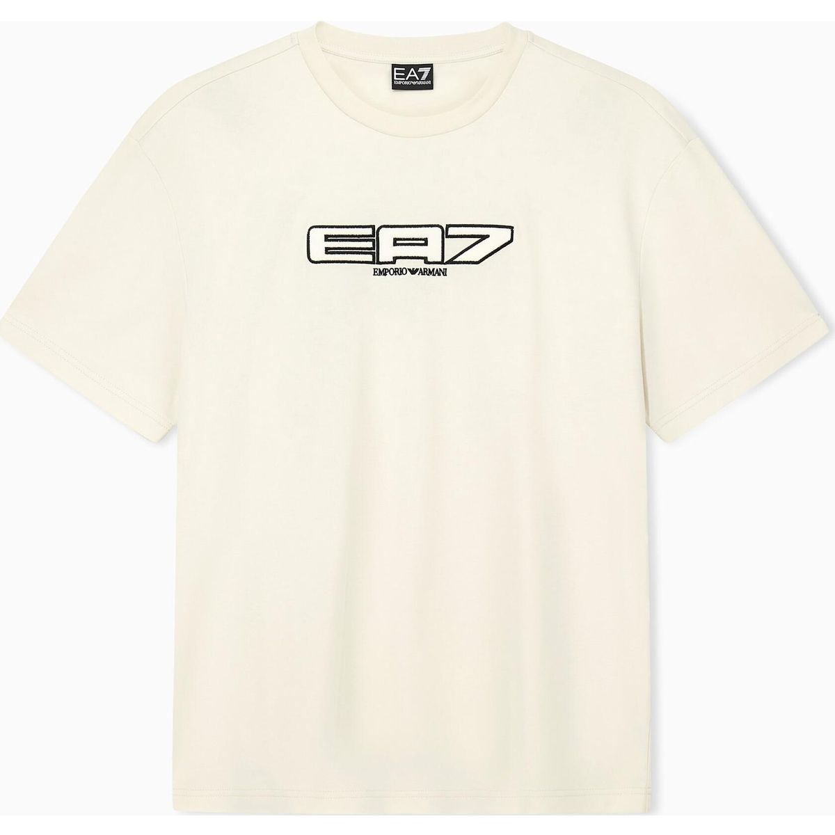 EA7 Train Logo Series M Tee SS - Train Logo Series M Tee SS almond milk (U1079) M 7M002212 AF10441-U1079-M