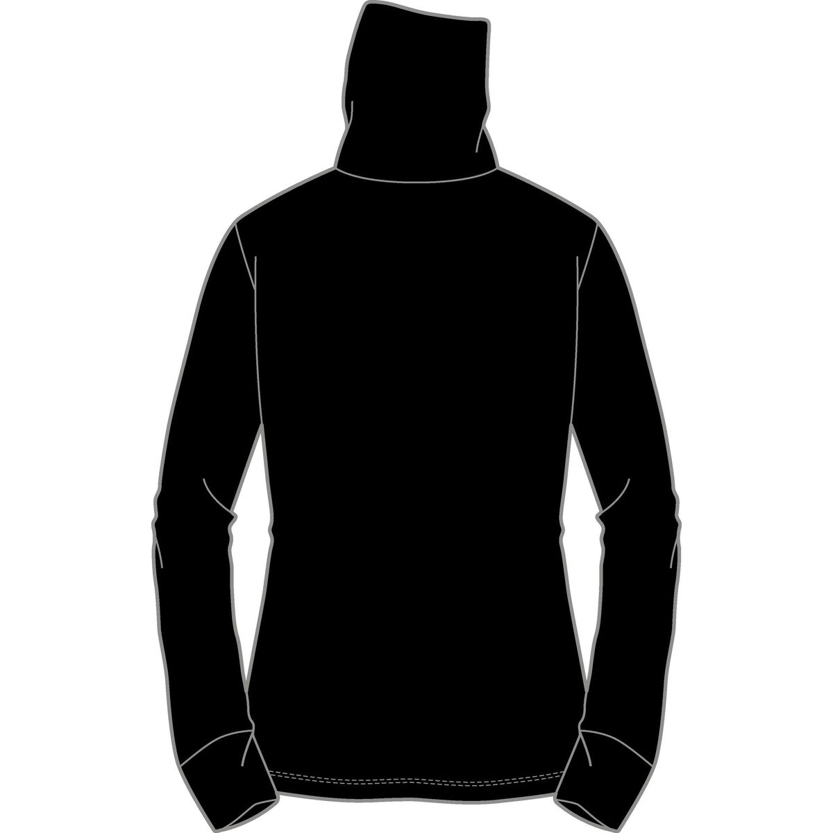 CMP Woman Sweat nero (U901) 36 36L0296-U901-36