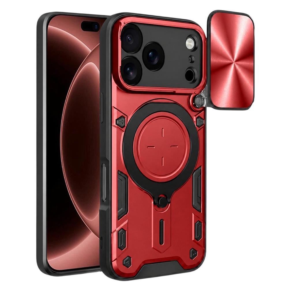 Techsuit - CamGuard Pro - iPhone 18 Pro Max - Red (Apple iPhone 18 Pro Max) (72060033)