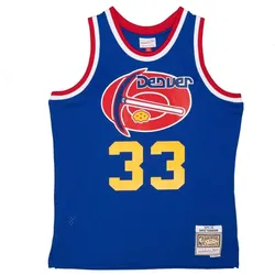 Mitchell & Ness, Herren, Sportshirt, David Thompson Denver Nuggets 1975-76 Swingman Jersey - S (S), Blau, S