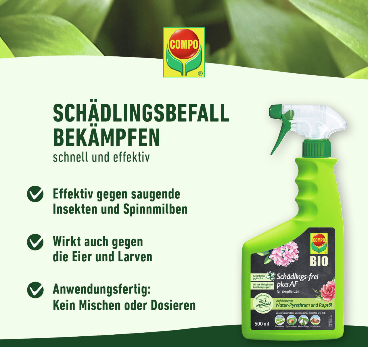 Compo Schädlings-frei plus AF 500 ml