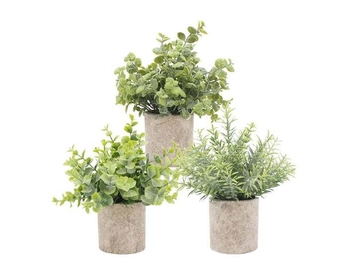 Kunstpflanzen Kräuter 3er Set