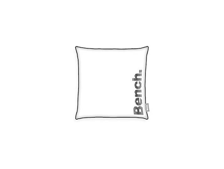 Bench Kissenhülle, Modern Opposite, ca. 50x50 cm, Mit leichtläufigem Markenreißverschluss, 100 % Polyester, French Velvet, Mit Flag Label, Farbe: Weiß/Schwarz, Art.Nr.: 5312606020