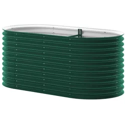 Vicco, Komposter + Gartensack, Komposter Garten, Grün, 200 x 100 cm
