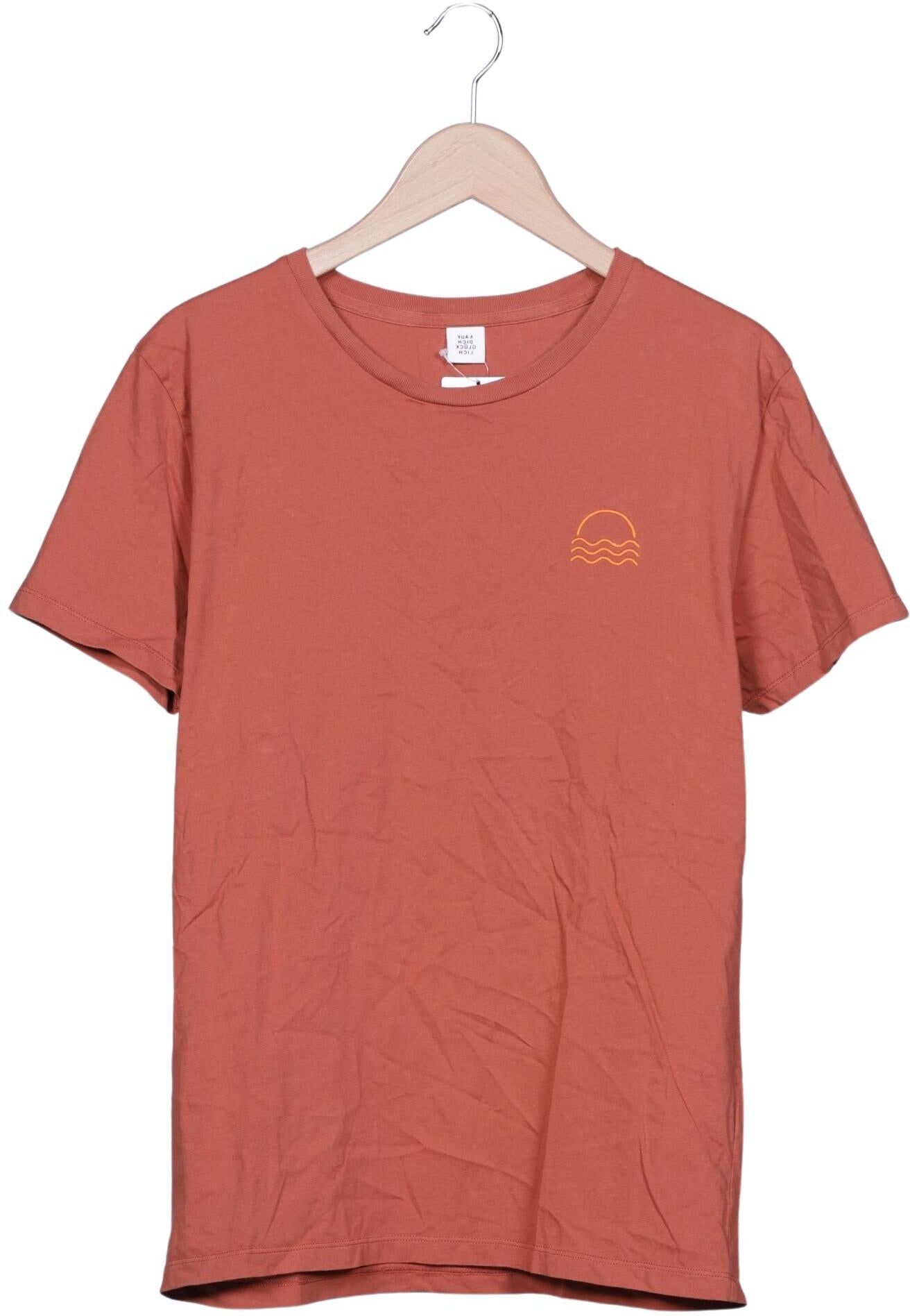 Kauf dich glucklich Herren T-Shirt, Orange, Gr. S, Baumwolle - Second Hand