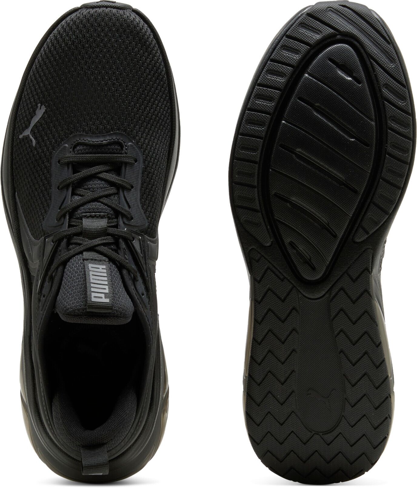 Sneaker PUMA "INFINIX", Gr. 46, schwarz (puma schwarz, moody gray), Textil, Schuhe Sneaker puma schwarz, moody gray 46