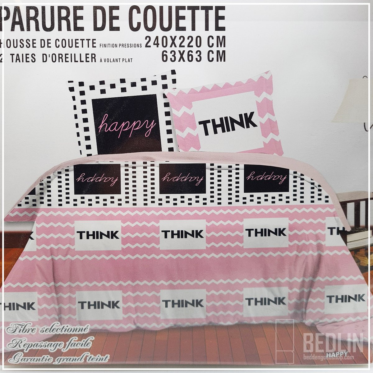 Happy Thinking Luxe Katoen dekbedovertrek 240 x 220 cm