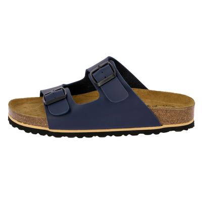Pantolette LICO "Pantolette Bioline Special", Herren, Gr. 42, blau, Synthetik, Schuhe Pantolette