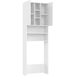 vidaXL Labeldorf, Waschmaschinenschrank, Weiss