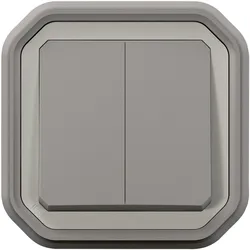 Legrand 069815L, Schalter + Taster, Grau