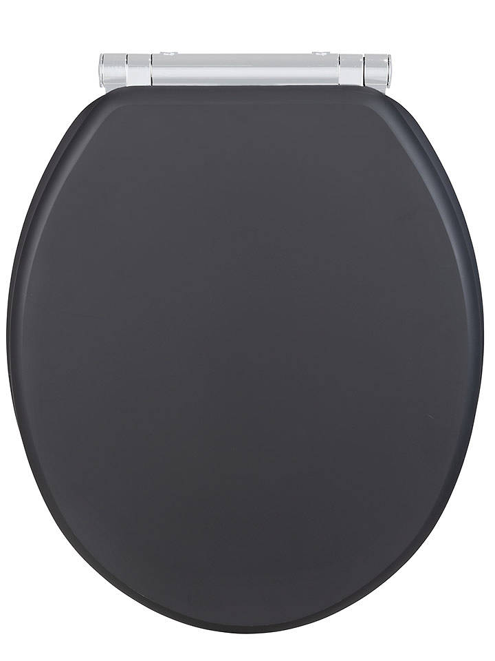 Wenko Absenkautomatik-WC-Sitz in Anthrazit - onesize