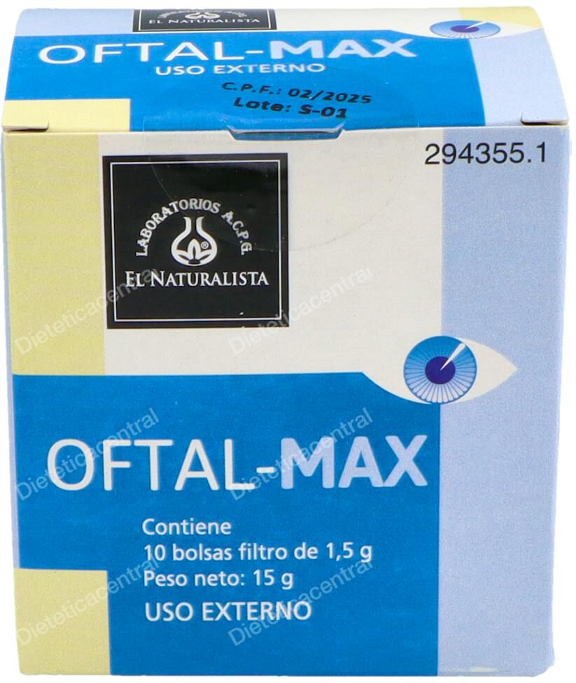 El naturalista oftalmax infusion 10bolsitas