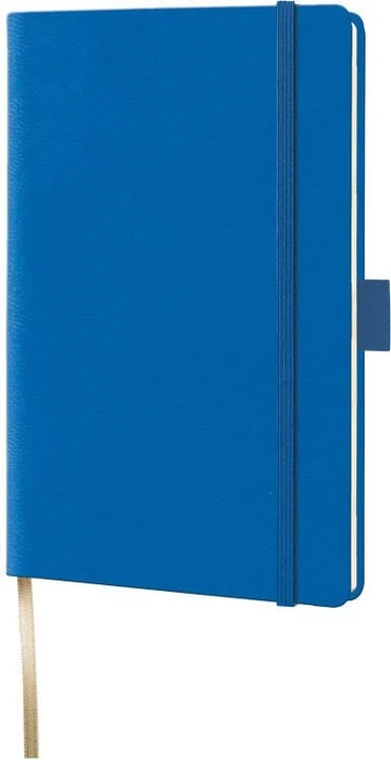 Lediberg Notizbuch Tucson ca. DIN A6 kariert, blau Hardcover 192 Seiten