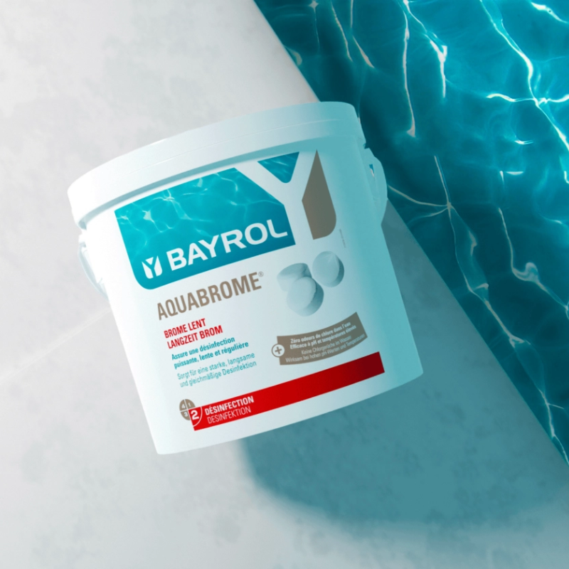Brome Bayrol Aquabrome pastilles 20 g. désinfection piscine
