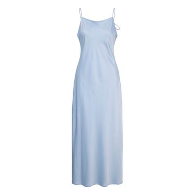 Midikleid KAFFE "Damen Kleid KAsadie", Damen, Gr. 44, N-Gr, blau (kentucky blau cc), Obermaterial: 100% Polyester PES., Kleider Midikleid
