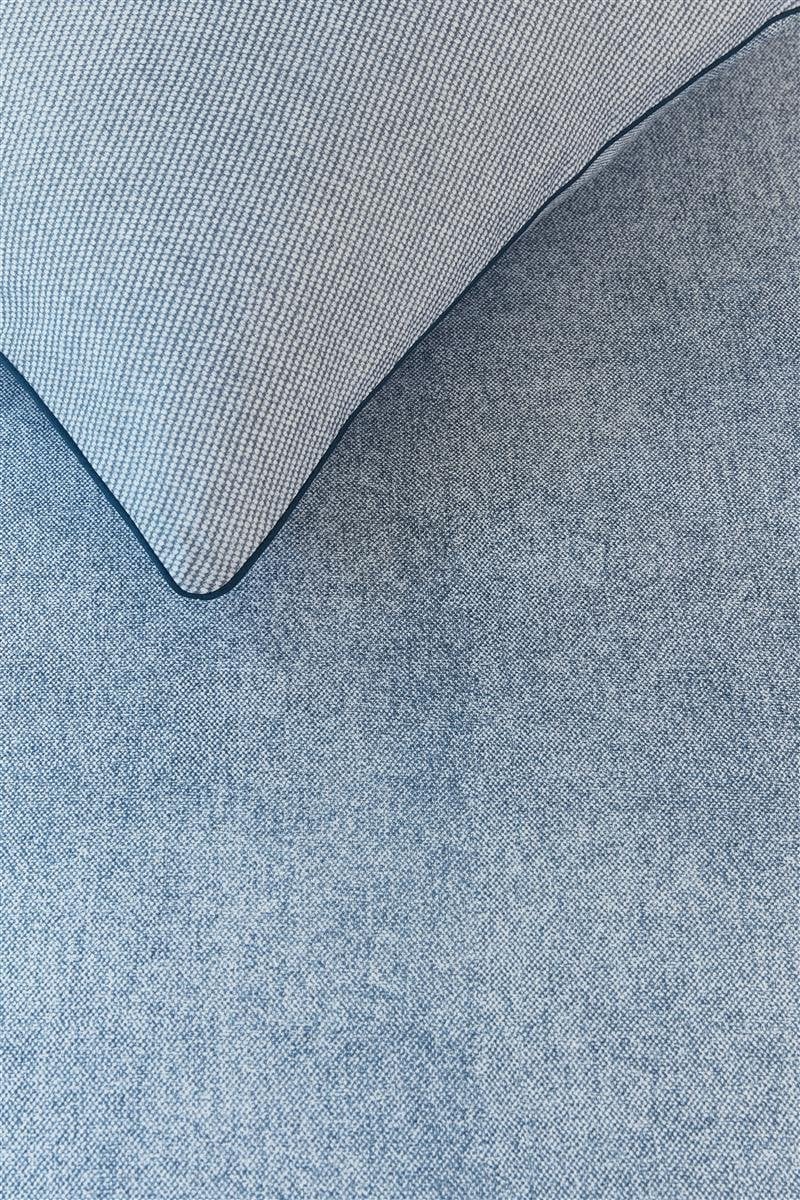 Riviera Maison Gingham dekbedovertrek eenpersoons blauw 140x200 cm