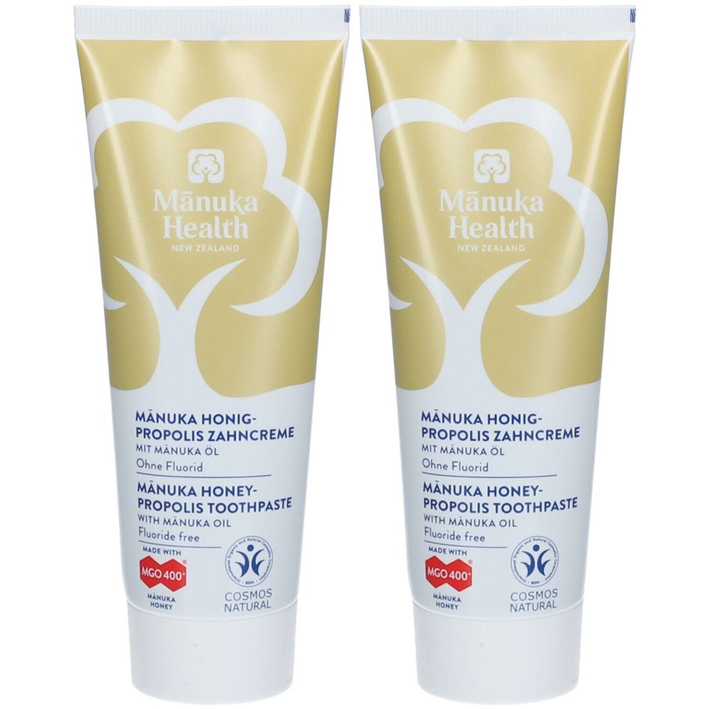 Manuka HEA Hon-Prop ZCR FF x2 2x75 ml Zahncreme
