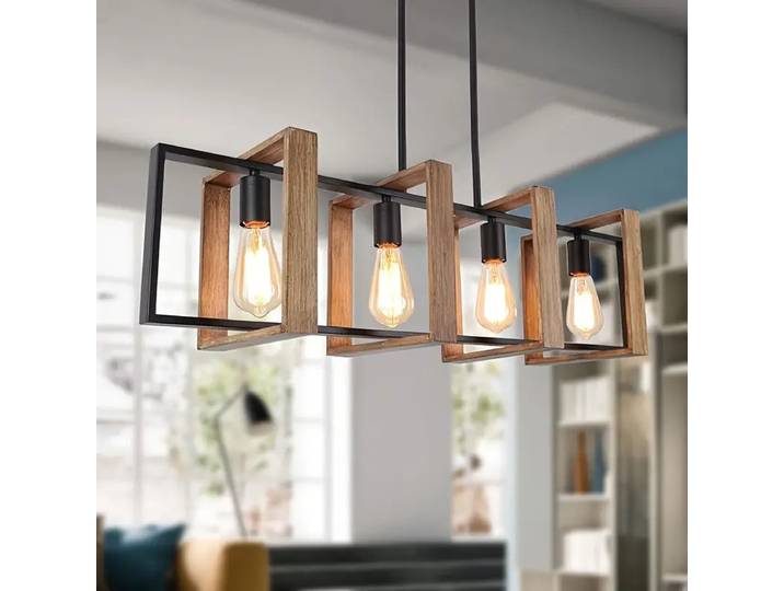 Lustre en fer forgé de campagne industrielle rétro américaine, éclairage de décoration pour Restaurant, cuisine, café, Bar, comptoir, maison