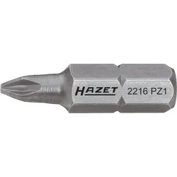 HAZET Bit Sechskant 6,3 (1/4 Zoll) Pozidriv Profil PZ - 2216-PZ3