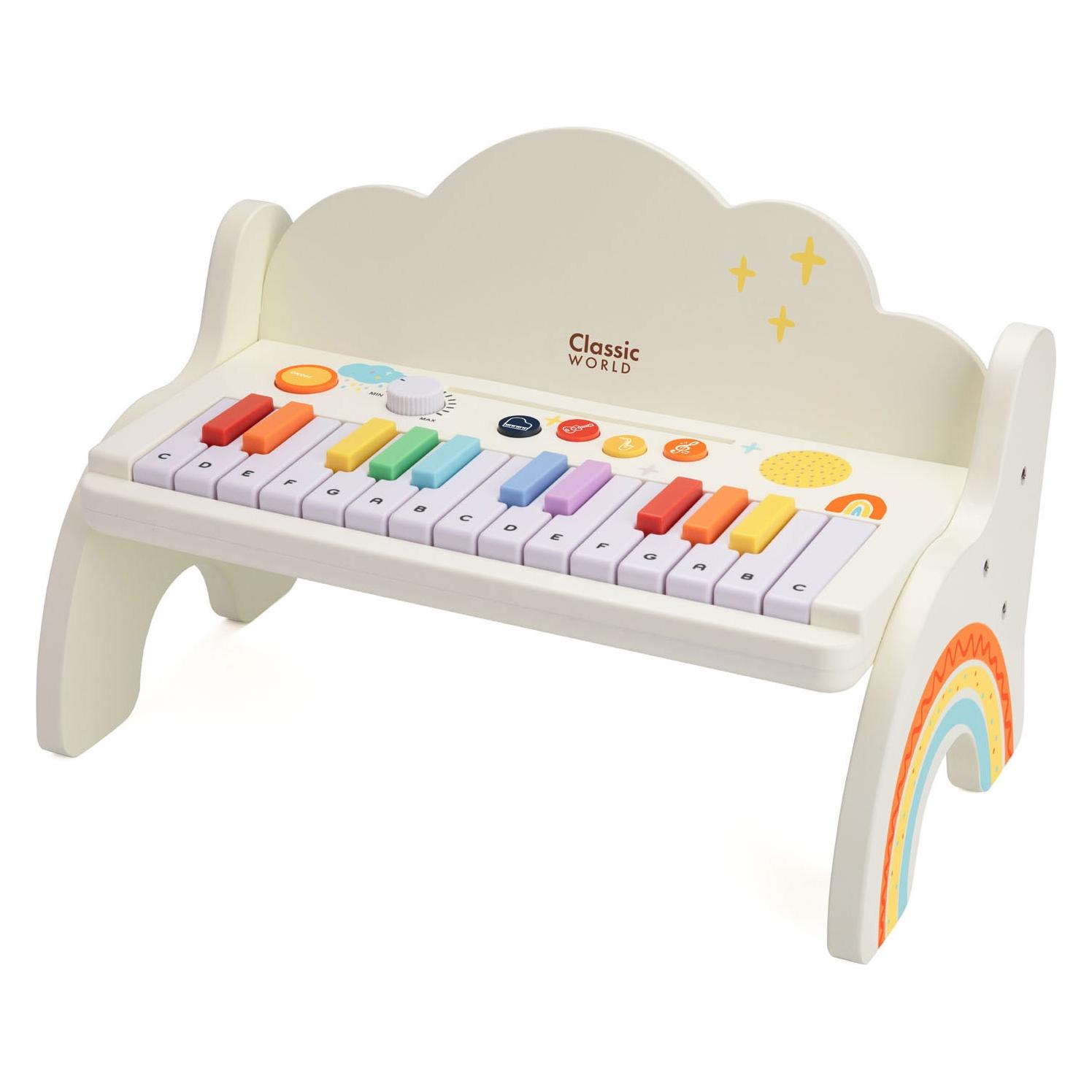 Classic World Klassisches Weltholz-Regenbogen-Klavier (MCU40595)
