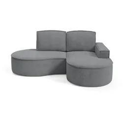 Ecksofa  Flow ¦ grau ¦ Maße (cm): B: 210 H: 88