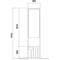 GSAB Elektrotechnik Verteilersäule 35S1700M-Aufbau